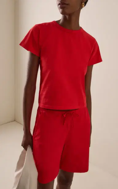 LESET The Margo Cotton T-Shirt | Thumbnail 2 LESET The Margo Cotton T-Shirt | Thumbnail 2