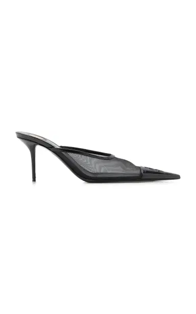 Saint Laurent Resille Kitten Heels | Thumbnail 1 Saint Laurent Resille Kitten Heels | Thumbnail 1