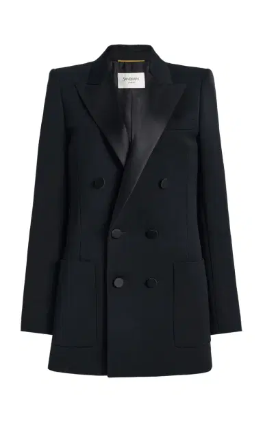 Saint Laurent Double-Breasted Wool Jacket | Thumbnail 3 Saint Laurent Double-Breasted Wool Jacket | Thumbnail 3