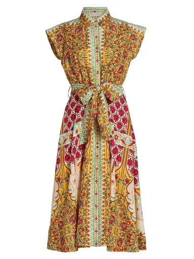 Elie Tahari Women's The Fran Baroque Midi Shirtdress - Baroque Print | Thumbnail 1 Elie Tahari Women's The Fran Baroque Midi Shirtdress - Baroque Print | Thumbnail 1