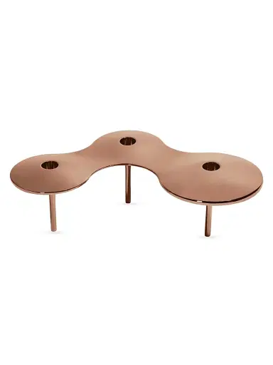 Zaha Hadid Design Cell Triple Stainless Steel Candle Holder | Thumbnail 1 Zaha Hadid Design Cell Triple Stainless Steel Candle Holder | Thumbnail 1