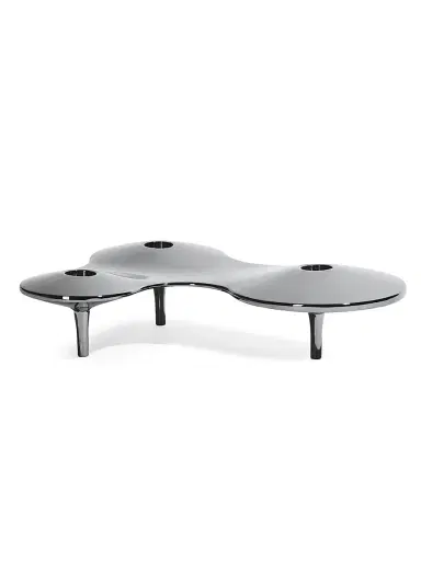 Zaha Hadid Design Cell Triple Stainless Steel Candle Holder | Thumbnail 2 Zaha Hadid Design Cell Triple Stainless Steel Candle Holder | Thumbnail 2