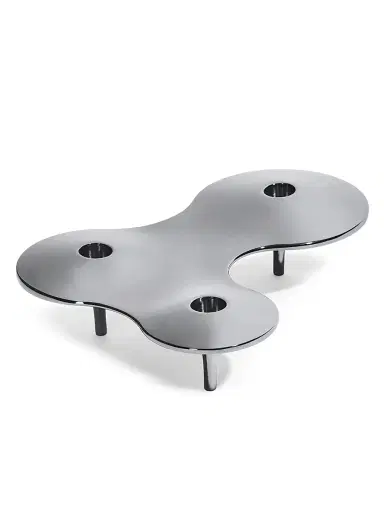 Zaha Hadid Design Cell Triple Stainless Steel Candle Holder | Thumbnail 1 Zaha Hadid Design Cell Triple Stainless Steel Candle Holder | Thumbnail 1