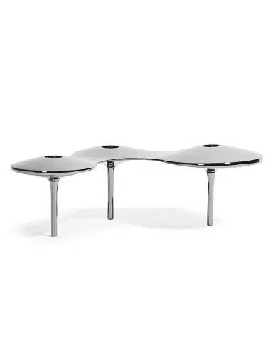 Zaha Hadid Design Cell Triple Stainless Steel Candle Holder | Thumbnail 2 Zaha Hadid Design Cell Triple Stainless Steel Candle Holder | Thumbnail 2
