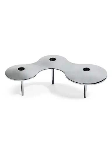 Zaha Hadid Design Cell Triple Stainless Steel Candle Holder | Thumbnail 1 Zaha Hadid Design Cell Triple Stainless Steel Candle Holder | Thumbnail 1