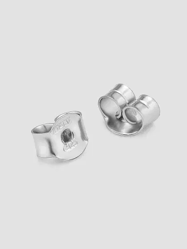 Oradina Women's Contour Drop Earrings in Sterling Silver - Silver | Thumbnail 6 Oradina Women's Contour Drop Earrings in Sterling Silver - Silver | Thumbnail 6
