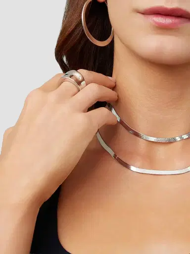 Oradina Women's Mirage Ring in Sterling Silver - Silver | Thumbnail 4 Oradina Women's Mirage Ring in Sterling Silver - Silver | Thumbnail 4