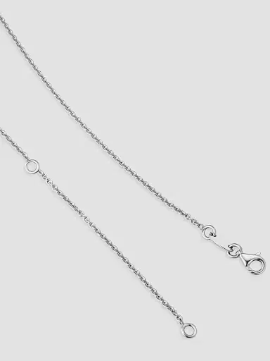 Oradina Women's Key To My Heart Pendant Necklace in Sterling Silver - Silver | Thumbnail 6 Oradina Women's Key To My Heart Pendant Necklace in Sterling Silver - Silver | Thumbnail 6