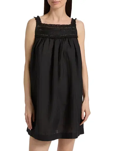 DÔEN Women's Bea Tent Minidress - Black | Thumbnail 3 DÔEN Women's Bea Tent Minidress - Black | Thumbnail 3