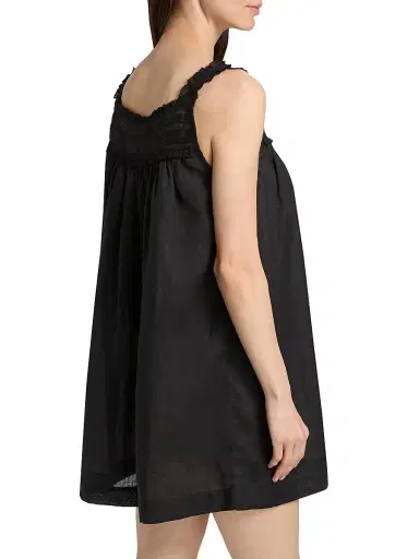 DÔEN Women's Bea Tent Minidress - Black | Thumbnail 5 DÔEN Women's Bea Tent Minidress - Black | Thumbnail 5