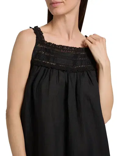 DÔEN Women's Bea Tent Minidress - Black | Thumbnail 6 DÔEN Women's Bea Tent Minidress - Black | Thumbnail 6