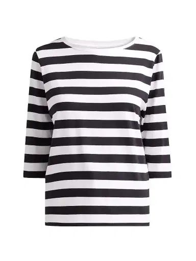 Majestic Filatures Women's Soft Touch Stripe Boatneck Shirt - Marine | Thumbnail 1 Majestic Filatures Women's Soft Touch Stripe Boatneck Shirt - Marine | Thumbnail 1