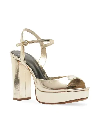 Alexandre Birman Women's Amy 120MM Leather Platform Sandals - Golden - Size 12 | Thumbnail 2 Alexandre Birman Women's Amy 120MM Leather Platform Sandals - Golden - Size 12 | Thumbnail 2