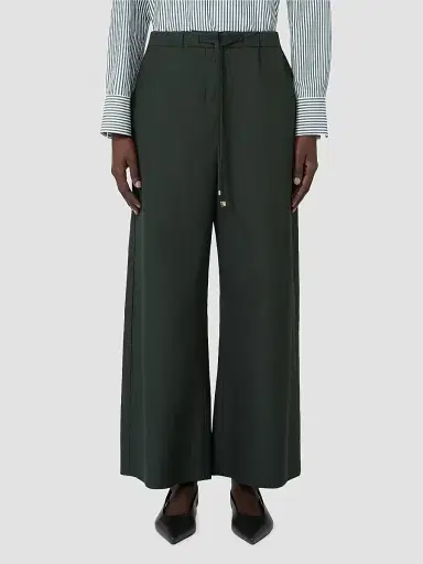 Max Mara Women's Cotton Poplin Jogging Trousers | Thumbnail 3 Max Mara Women's Cotton Poplin Jogging Trousers | Thumbnail 3