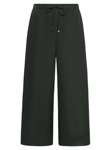 Max Mara Women's Cotton Poplin Jogging Trousers | Thumbnail 1 Max Mara Women's Cotton Poplin Jogging Trousers | Thumbnail 1