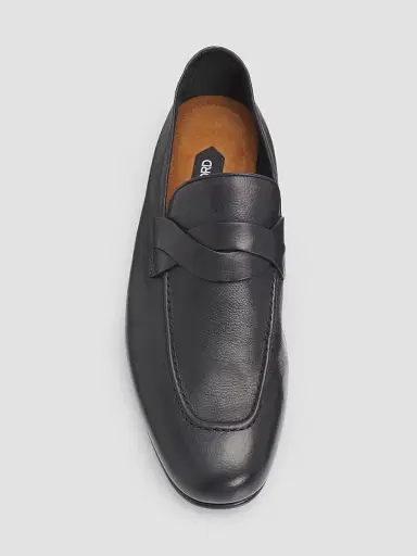 Tom Ford Men's Gigi Twisted Band Leather Loafer - Black - Size 7 | Thumbnail 6 Tom Ford Men's Gigi Twisted Band Leather Loafer - Black - Size 7 | Thumbnail 6