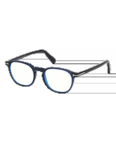 Tom Ford Men's Two-Tone Square Optical Frames | Thumbnail 2 Tom Ford Men's Two-Tone Square Optical Frames | Thumbnail 2