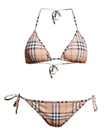 Burberry Cobb Vintage Check Triangle Bikini | Thumbnail 2 Burberry Cobb Vintage Check Triangle Bikini | Thumbnail 2