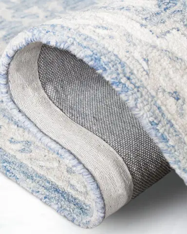 Lauren Ralph Lauren Percy Blue Hand-Woven Rug | Thumbnail 6 Lauren Ralph Lauren Percy Blue Hand-Woven Rug | Thumbnail 6