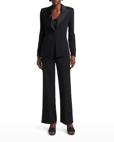 Giorgio Armani Single-Breasted Tuxedo Jacket | Thumbnail 3 Giorgio Armani Single-Breasted Tuxedo Jacket | Thumbnail 3