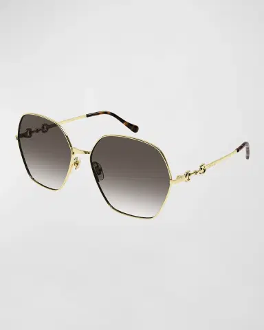 Gucci Logo Lock Metal Butterfly Sunglasses | Thumbnail 5 Gucci Logo Lock Metal Butterfly Sunglasses | Thumbnail 5