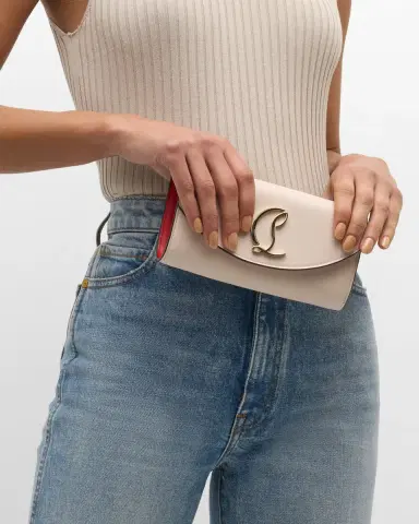 Christian Louboutin Loubi54 Wallet on Chain in Leather | Thumbnail 2 Christian Louboutin Loubi54 Wallet on Chain in Leather | Thumbnail 2