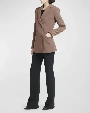 Giorgio Armani Cady Double-Breasted Blazer | Thumbnail 2 Giorgio Armani Cady Double-Breasted Blazer | Thumbnail 2