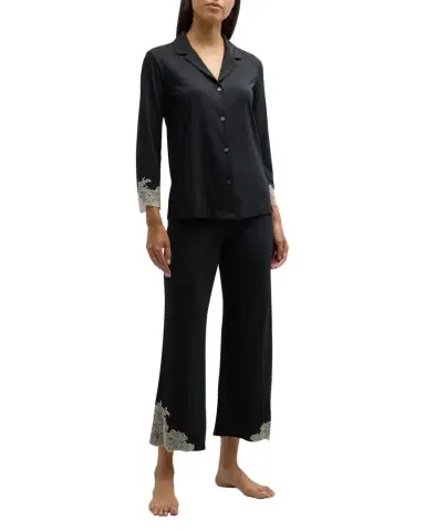 Natori Luxe Shangri La Pajama Set | Thumbnail 1 Natori Luxe Shangri La Pajama Set | Thumbnail 1