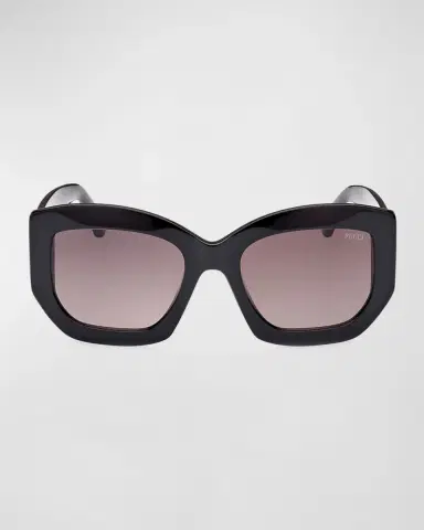 Pucci Oversized Logo Acetate & Metal Sunglasses | Thumbnail 3 Pucci Oversized Logo Acetate & Metal Sunglasses | Thumbnail 3