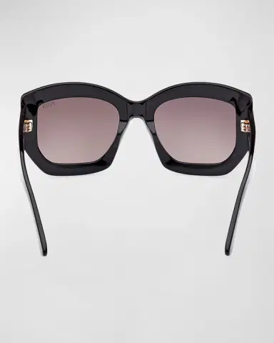 Pucci Oversized Logo Acetate & Metal Sunglasses | Thumbnail 4 Pucci Oversized Logo Acetate & Metal Sunglasses | Thumbnail 4
