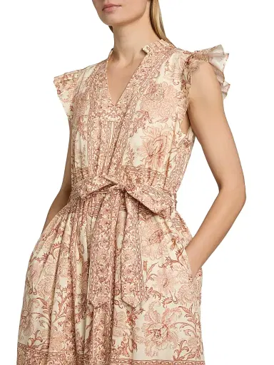 Elie Tahari Women's The Eden Printed Cotton Maxi Dress - Cypress Vine Print | Thumbnail 6 Elie Tahari Women's The Eden Printed Cotton Maxi Dress - Cypress Vine Print | Thumbnail 6