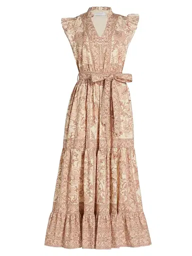 Elie Tahari Women's The Eden Printed Cotton Maxi Dress - Cypress Vine Print | Thumbnail 1 Elie Tahari Women's The Eden Printed Cotton Maxi Dress - Cypress Vine Print | Thumbnail 1
