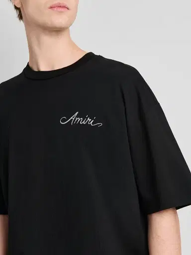 Amiri Men's Logo Cotton T-Shirt - Black | Thumbnail 5 Amiri Men's Logo Cotton T-Shirt - Black | Thumbnail 5