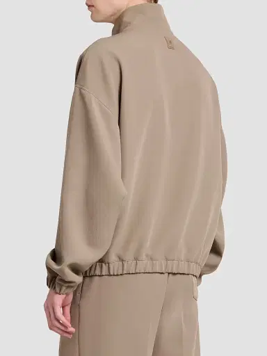 AMIRI Men's Cady Logo Patch Track Jacket - Dark Sand - Size XS | Thumbnail 3 AMIRI Men's Cady Logo Patch Track Jacket - Dark Sand - Size XS | Thumbnail 3
