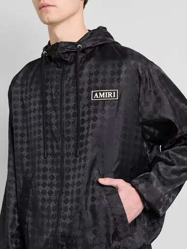 AMIRI Men's Mongogram Hooded Windbreaker Jacket | Thumbnail 5 AMIRI Men's Mongogram Hooded Windbreaker Jacket | Thumbnail 5
