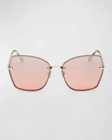 Tom Ford Nickie Metal Butterfly Sunglasses | Thumbnail 2 Tom Ford Nickie Metal Butterfly Sunglasses | Thumbnail 2