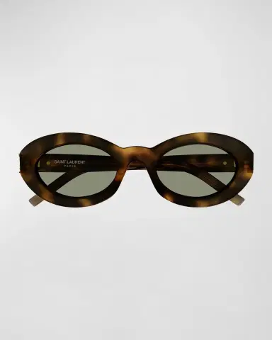 Saint Laurent YSL Acetate Oval Sunglasses | Thumbnail 2 Saint Laurent YSL Acetate Oval Sunglasses | Thumbnail 2