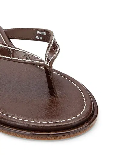 Stuart Weitzman Women's Park Leather Sandals | Thumbnail 6 Stuart Weitzman Women's Park Leather Sandals | Thumbnail 6