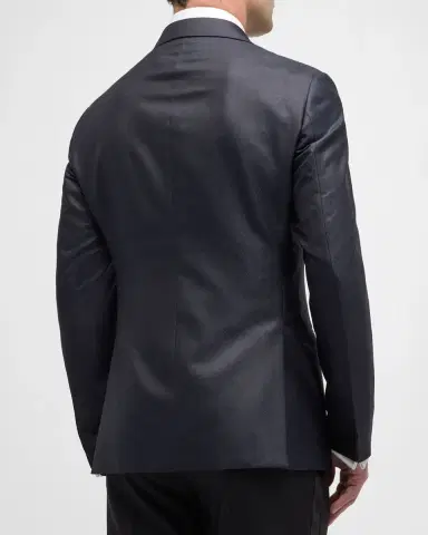 Giorgio Armani Men's Textured Dinner Jacket | Thumbnail 2 Giorgio Armani Men's Textured Dinner Jacket | Thumbnail 2
