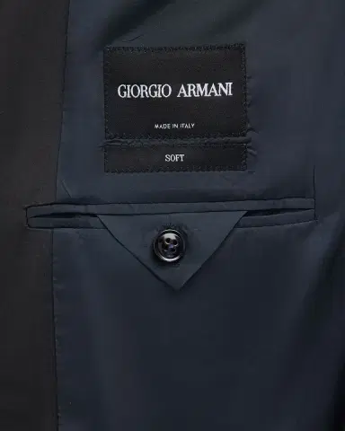 Giorgio Armani Men's Textured Dinner Jacket | Thumbnail 5 Giorgio Armani Men's Textured Dinner Jacket | Thumbnail 5