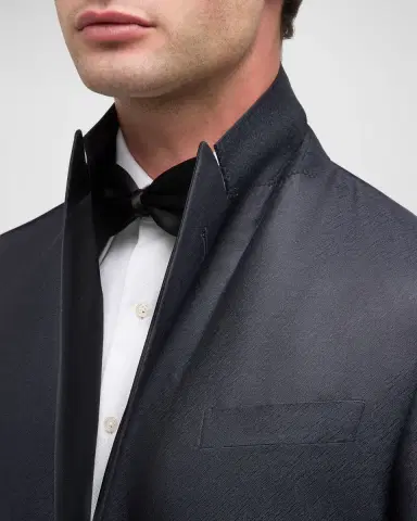 Giorgio Armani Men's Textured Dinner Jacket | Thumbnail 6 Giorgio Armani Men's Textured Dinner Jacket | Thumbnail 6