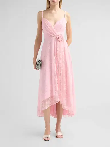As It May Women's Elowyn Chantilly Lace 3D Midi Dress - Peony - Size XXL | Thumbnail 2 As It May Women's Elowyn Chantilly Lace 3D Midi Dress - Peony - Size XXL | Thumbnail 2