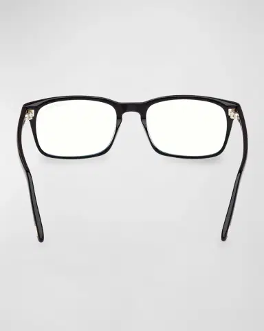 Tom Ford Blue Blocking Acetate Rectangle Glasses | Thumbnail 4 Tom Ford Blue Blocking Acetate Rectangle Glasses | Thumbnail 4
