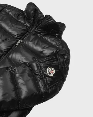 Moncler Boy's New Maya Shiny Puffer Jacket, Size -6 | Thumbnail 2 Moncler Boy's New Maya Shiny Puffer Jacket, Size -6 | Thumbnail 2