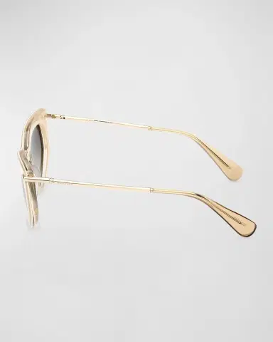 Max Mara Beth Acetate & Metal Cat-Eye Sunglasses | Thumbnail 3 Max Mara Beth Acetate & Metal Cat-Eye Sunglasses | Thumbnail 3