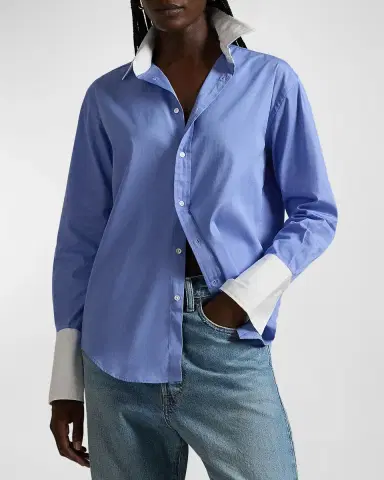 Polo Ralph Lauren Extended-Cuff Cotton Shirt | Thumbnail 2 Polo Ralph Lauren Extended-Cuff Cotton Shirt | Thumbnail 2