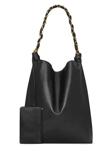 Saint Laurent Women's Amalia Shoulder Bag in Smooth Leather - Black | Thumbnail 5 Saint Laurent Women's Amalia Shoulder Bag in Smooth Leather - Black | Thumbnail 5