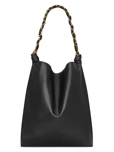 Saint Laurent Women's Amalia Shoulder Bag in Smooth Leather - Black | Thumbnail 1 Saint Laurent Women's Amalia Shoulder Bag in Smooth Leather - Black | Thumbnail 1
