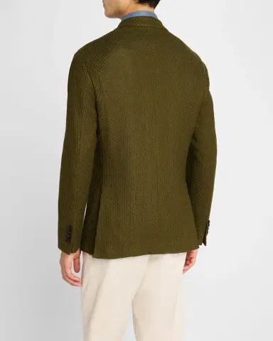 Etro Men's Basic Textured Blazer | Thumbnail 2 Etro Men's Basic Textured Blazer | Thumbnail 2