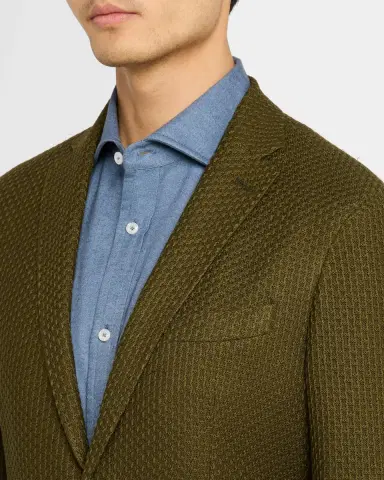 Etro Men's Basic Textured Blazer | Thumbnail 4 Etro Men's Basic Textured Blazer | Thumbnail 4